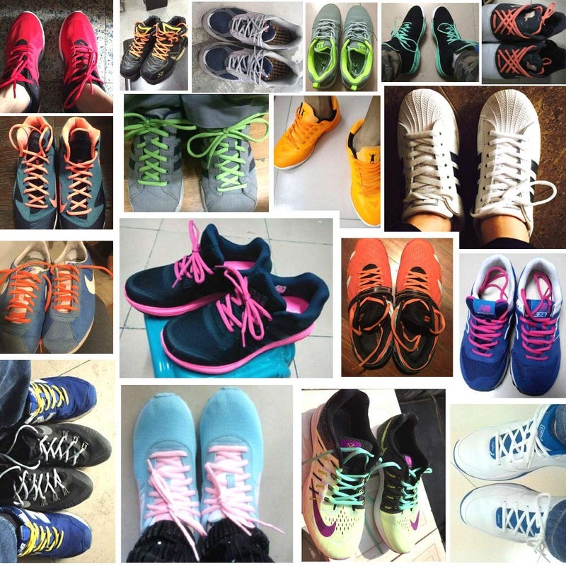 Chunney 20 pairs Athletic 45 Inch SHOELACES Sport Sneaker Boots Shoe Laces Strings (Oval) - Image 3